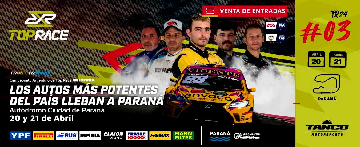 Paraná: Los tickets ya están a la venta