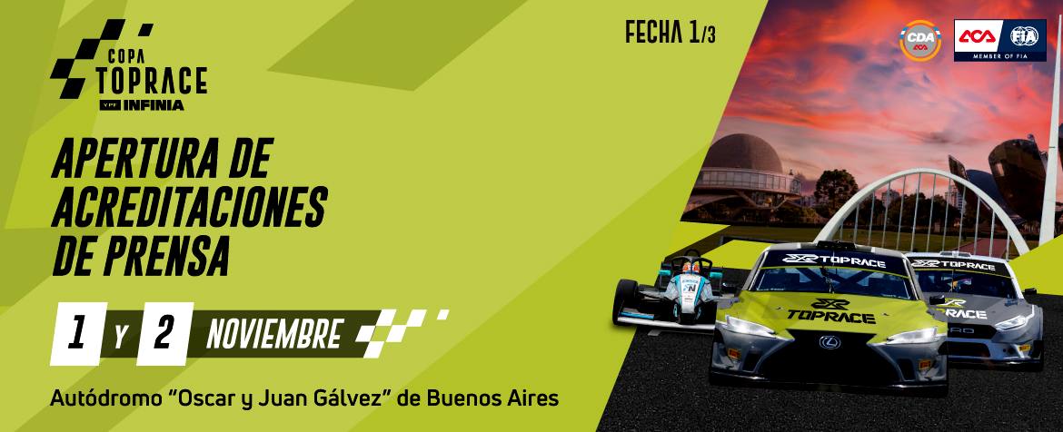 Apertura de acreditaciones para Buenos Aires