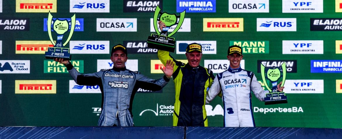 Diego Verriello conquistó la primera final de la Copa Top Race YPF INFINIA